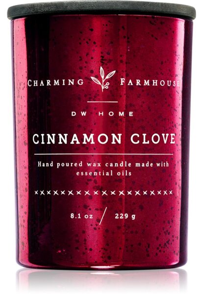 DW Home Charming Farmhouse Cinnamon Clove candela profumata 230 g
