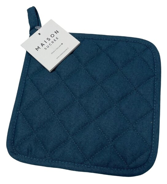 Maison Sucrée Presina Classica Trapuntata Essenziale var.15 Ottanio 19x19cm Misto Lino
