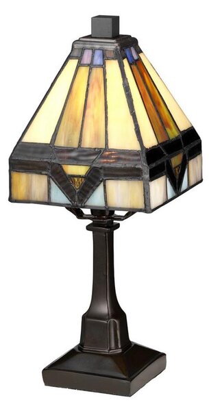 Elstead QZ-HOLMES-TL - Lampada da tavolo Tiffany HOLMES 1xE14/25W/230V