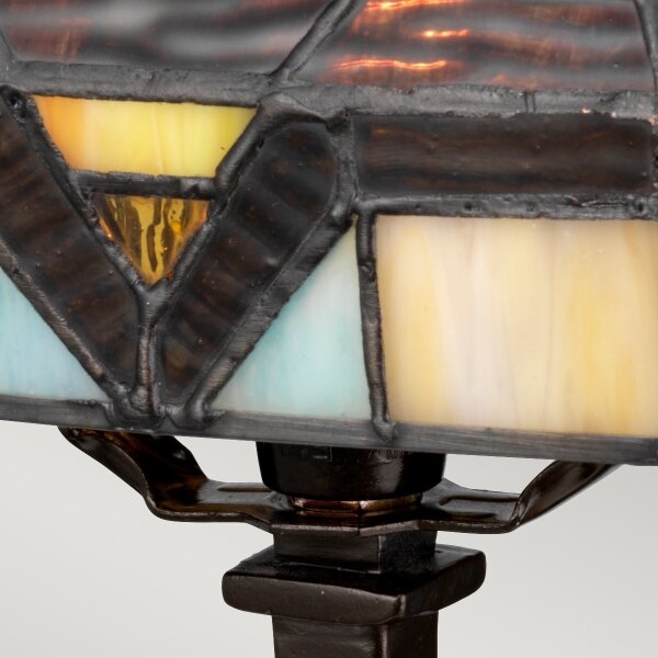 Elstead QZ-HOLMES-TL - Lampada da tavolo Tiffany HOLMES 1xE14/25W/230V