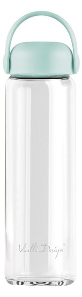 Bottiglia color menta in vetro 540 ml Fuori – Vialli Design