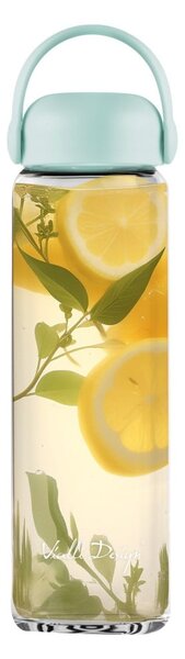 Bottiglia color menta in vetro 540 ml Fuori – Vialli Design