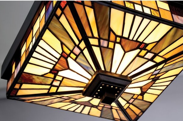 Elstead QZ-INGLENOOK-F - Plafoniera da esterno INGLENOOK 2xE27/60W/230V IP44