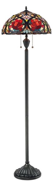 Elstead QZ-LARISSA-FL - Lampada da terra Tiffany LARISSA 2xE27/100W/230V