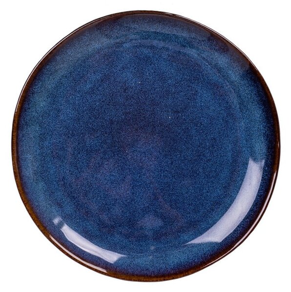 Set da pranzo in gres blu scuro 24 pezzi Glosia - Bonami Selection