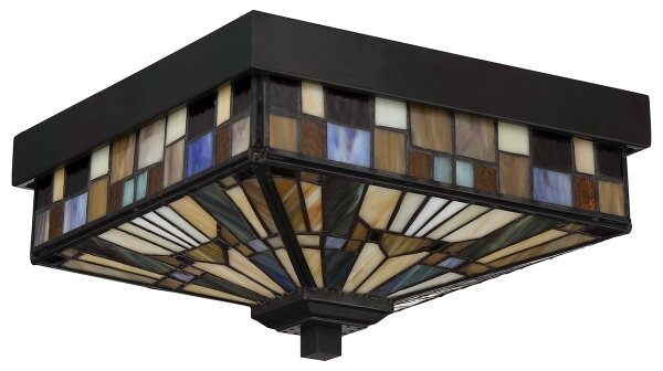 Elstead QZ-INGLENOOK-F - Plafoniera da esterno INGLENOOK 2xE27/60W/230V IP44