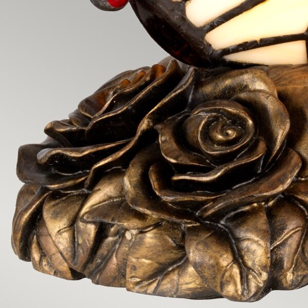 Elstead QZ-OBUTTERFLY-TL - Lampada decorativa LED TIFFANY 1xG9/3W/12/230V a forma di farfalla