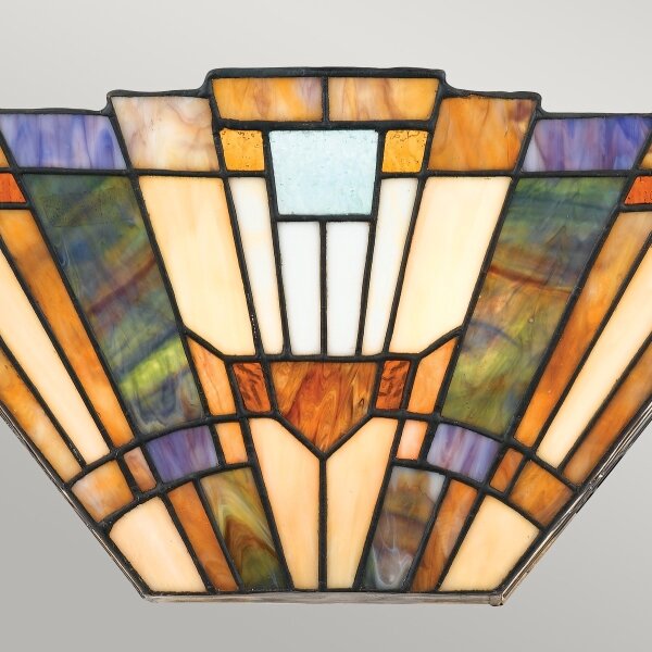 Elstead QZ-INGLENOOK-WU - Applique da parete Tiffany INGLENOOK 2xE14/60W/230V