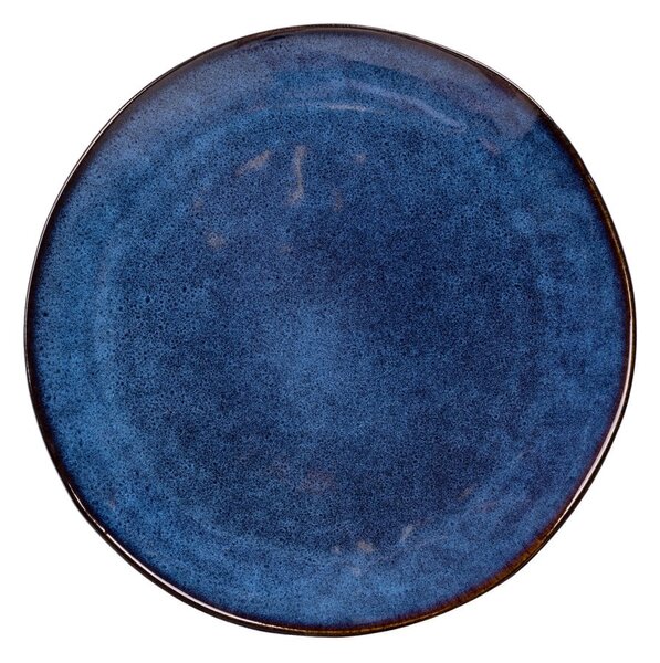 Set da pranzo in gres blu scuro 24 pezzi Glosia - Bonami Selection