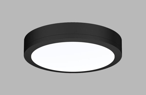 LED2 - Plafoniera LED da esterno con sensore KERY LED/18W/230V IP65 nero