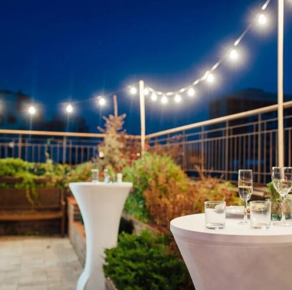 Catena LED da esterno STRING 10m 20xLED/0,5W/24/230V 3000K IP44