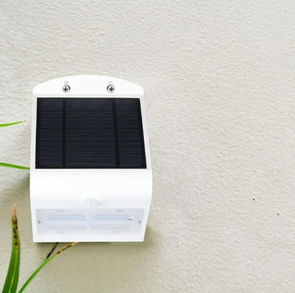 Applique a LED solare con sensore LED/3W/3,7V 3000/4000K IP65 bianco