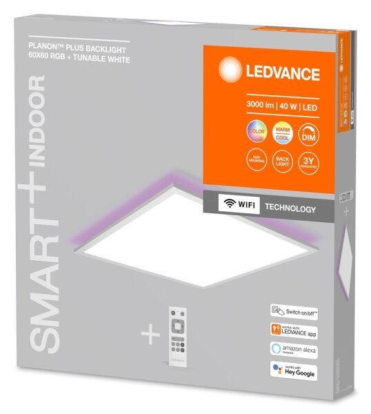Ledvance - Pannello LED RGBW Dimmerabile SMART+ PLANON LED/40W/230V Wi-Fi + TC