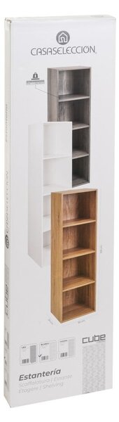 Libreria bianca 30x24x132 cm Cube – Casa Selección
