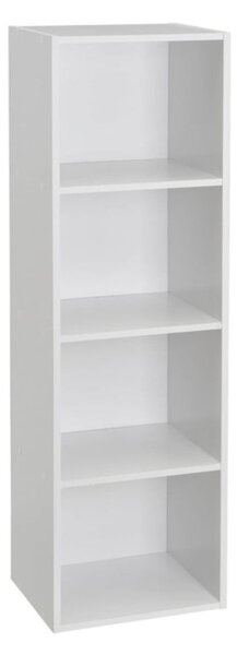 Libreria bianca 30x106x24 cm Cube – Casa Selección
