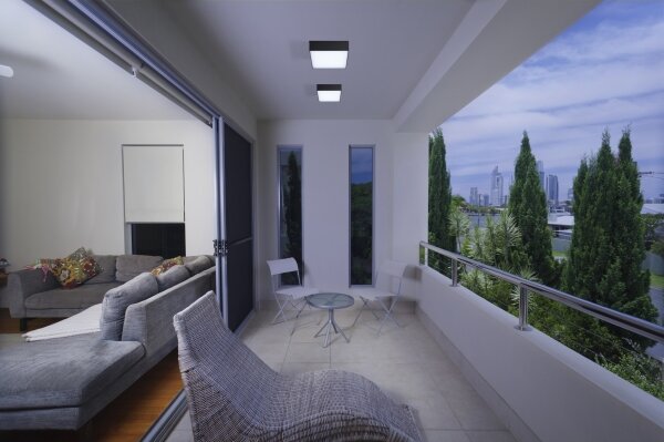 Azzardo AZ4497 - Plafoniera LED da esterno CASPER LED/15W/230V IP54 quadrata