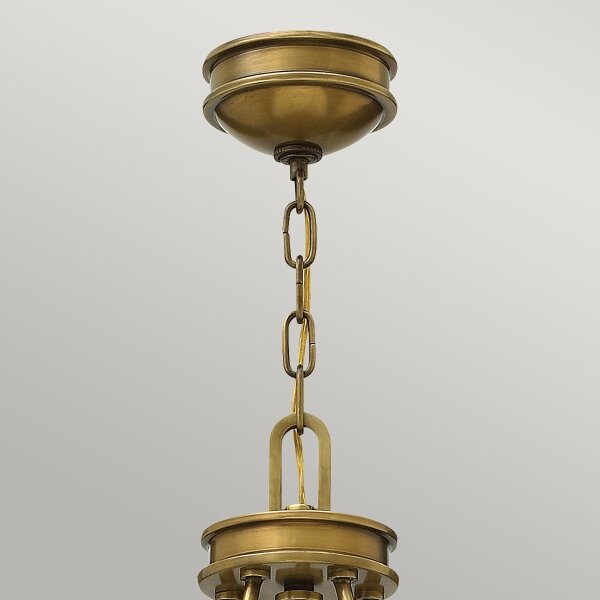 Elstead HK-COLLIER5 - Lampadario a catena COLLIER 5xE27/100W/230V