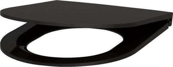 Delabie WC-Sitz Slim S21 schwarz Duroplast mit Deckel