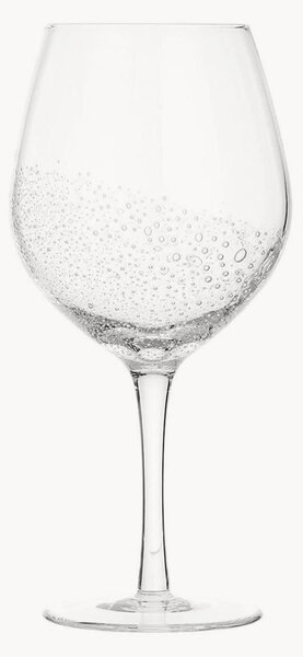 Calice da vino rosso in vetro soffiato Bubble