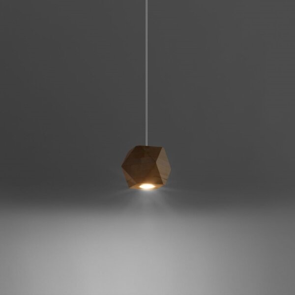 Sollux SL.1011 - Lampadario a sospensione con filo WOODY 1xGU10/40W/230V