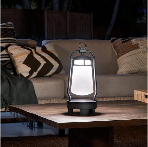 Elstead KL-LYNDON-BT-B-BK - Lampada LED da esterno con altoparlante LED/3W/230V IP44