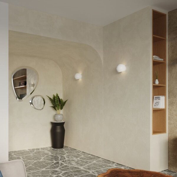 Sollux SL.1026 - Applique GLOBE 1xE27/60W/230V bianco lucido