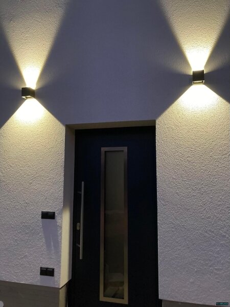 Applique da esterno LED 2xLED/3W/230V IP54 antacrite