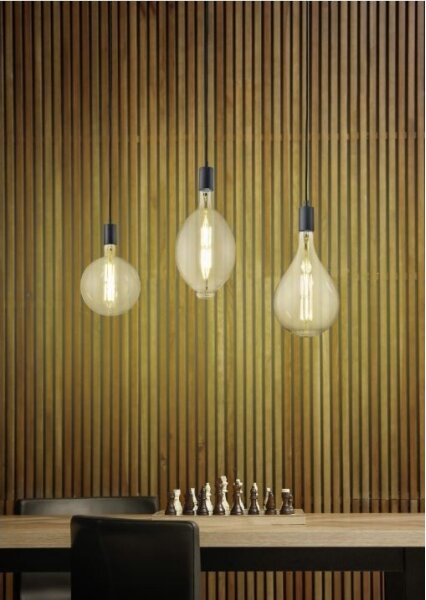 Trio - Lampadario LED Dimmerabile su corda GINSTER 3xE27/8W/230V