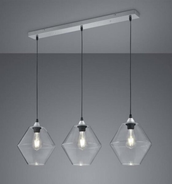 Reality - Lampadario a sospensione con filo TRENTO 3xE27/40W/230V