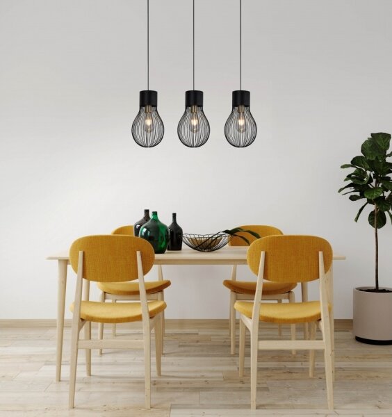 Reality - Lampadario a sospensione con filo DAVE 3xE27/40W/230V