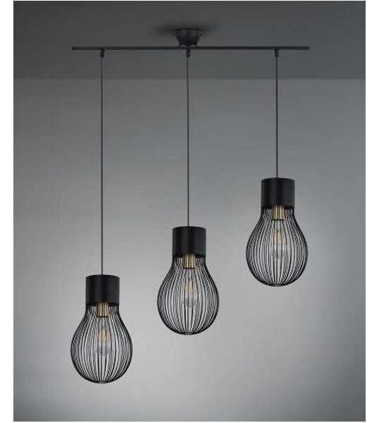 Reality - Lampadario a sospensione con filo DAVE 3xE27/40W/230V
