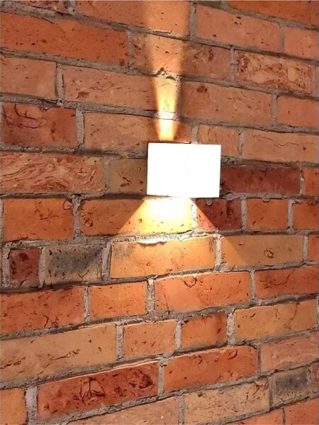 Applique da esterno LED 2xLED/3W/230V IP54 bianco
