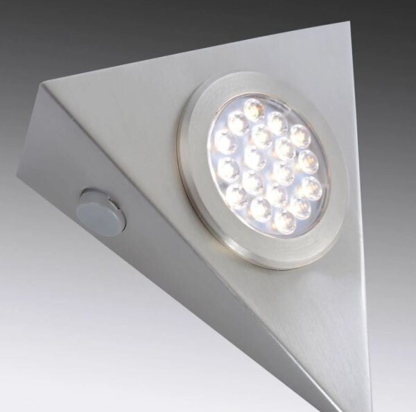Paul Neuhaus 1119-55-3 - SET 3x LED Illuminazione per mobili con sensore LED/2,5W/230V