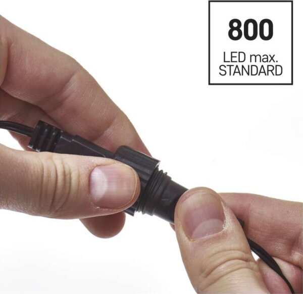 Catena luminosa LED per esterni 100xLED/15m IP44 bianco freddo