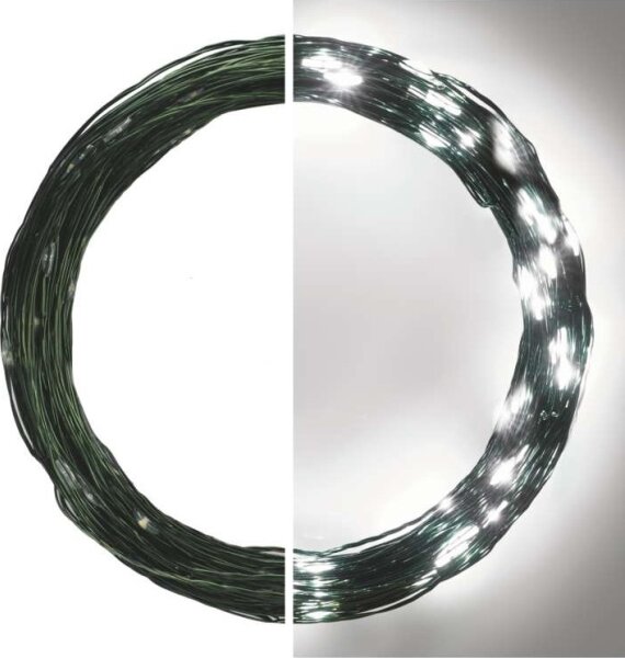 Catena luminosa LED per esterni 150xLED/20m IP44 bianco freddo
