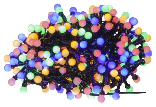 Eglo - LED Catena luminosa da esterno BERRY MINI 300 LED/8 funzioni 11 m IP44 multicolore