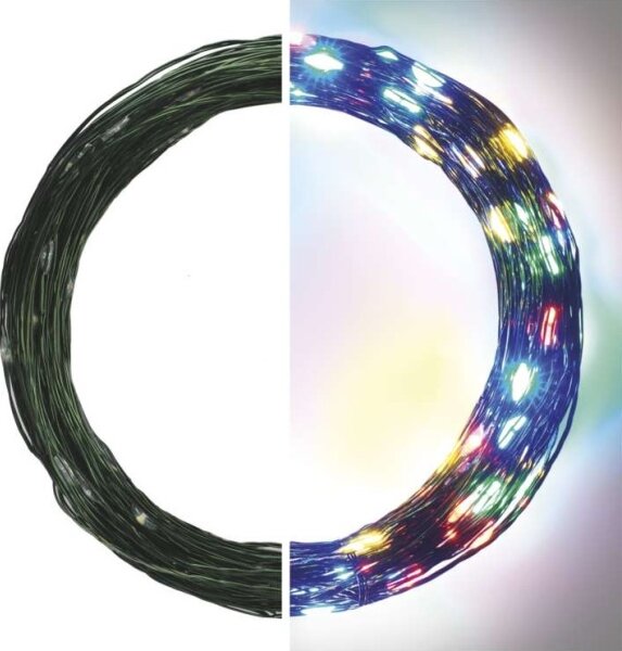 Catena luminosa LED per esterni 150xLED/20m IP44 multicolore
