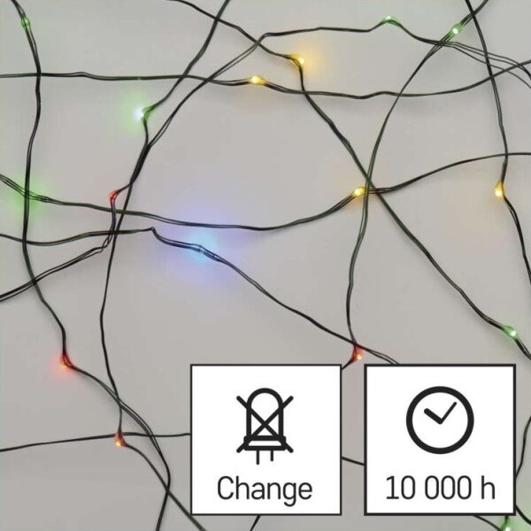 Catena LED da esterno 75xLED/12,5m IP44 multicolore
