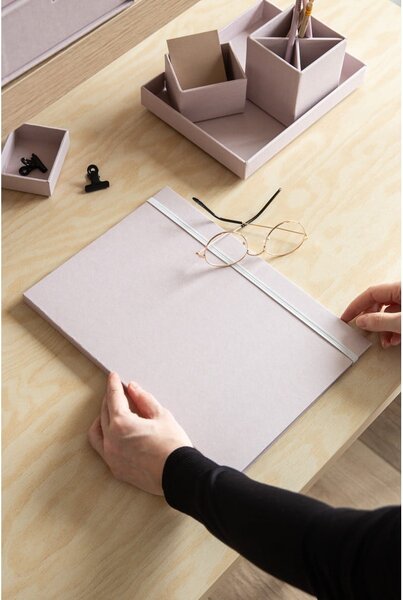 Organizer in cartone per documenti Paulina Restore Paper Laminate A4 – Bigso