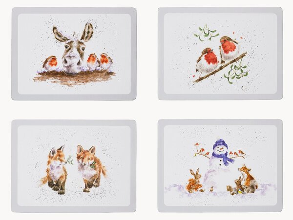 Set di 4 tovagliette Xmas