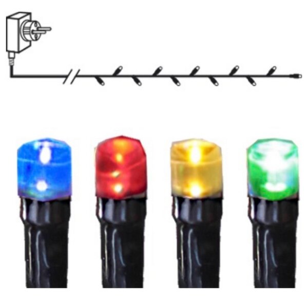 Eglo 410713 - Catena LED per esterni SERIE LED 160xLED 26m IP44 multicolore