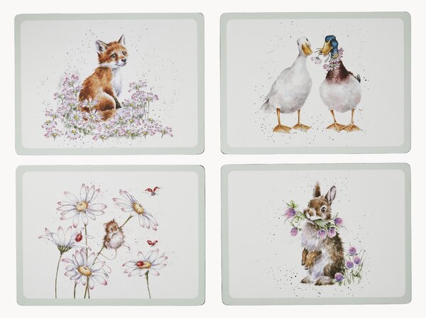 Set di 4 tovagliette americane Wildflower