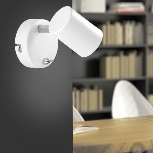Leuchten Direkt 11941-16 - Faretto LED da parete TARIK 1xGU10/5W/230V