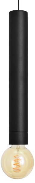 LED Lampadario su corda TUBA 1xGU10/20W/230V nero