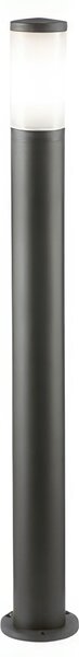 PANAMA PALO ALTO E27 Palo in pressofusione di alluminio Dimensioni 13x8,8xh 80 cm Diffusore in termoplastico opalino colore GRAFITE