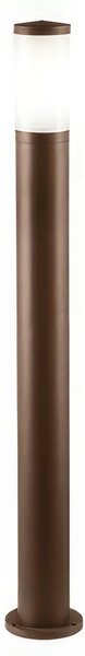 PANAMA PALO ALTO E27 Palo in pressofusione di alluminio Dimensioni 13x8,8xh 80 cm Diffusore in termoplastico opalino colore CORTEN