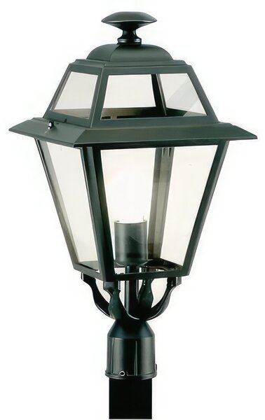 Struttura in pressofusione di alluminio ELEGANCE TESTAPALO D.60 GRANDE E27 Dimensioni 6x25,5 x h 49 cm Diffusori in vetro trasparente colore GRAFITE