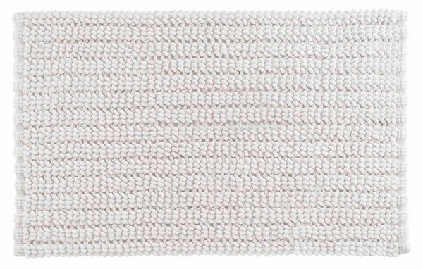 Tappetino per il bagno bianco 50x80 cm Voltis – douceur d'intérieur