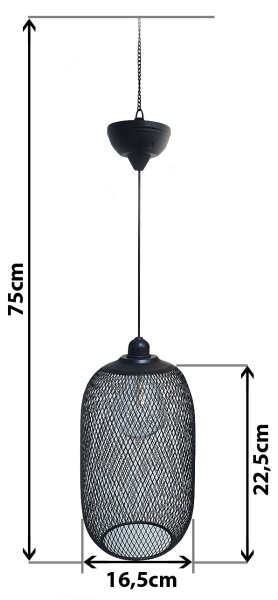 Lampadario solare LED su filo MEGGY 1,2V 200 mAh IP44