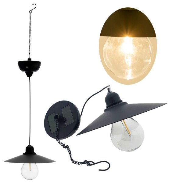 Lampadario solare LED su filo DINA 1,2V 200 mAh IP44